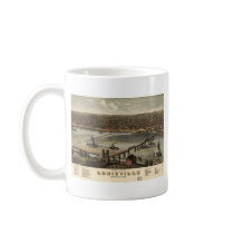 Louisville, Kentucky in 1876 Coffee Mugs