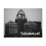 Louisville, KY - Black & White Print (Postcard)