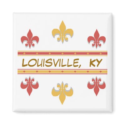 Louisville,  KY Fridge Magnet by catwoman62