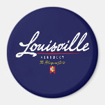 Louisville Script Fridge Magnet