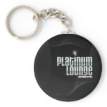 Lounge Black/Platinum keychain