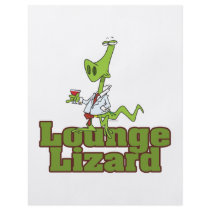lounge lizard cartoon flyers