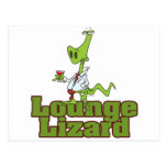 lounge lizard cartoon postcard