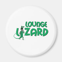 Lounge Lizard Refrigerator Magnets