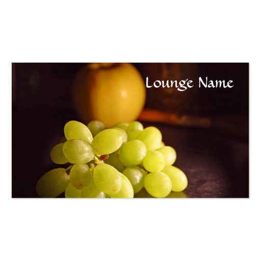 Lounge or Restaurant Business Card Template (front side)