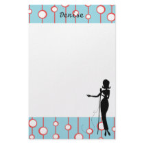 Lounge Singer stationery