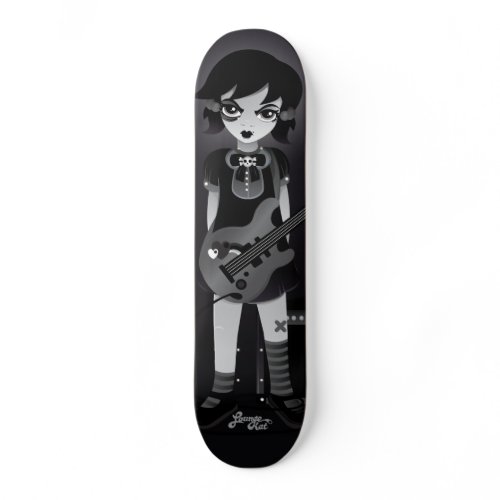 LoungeKat Skateboard: Bass Girl skateboard