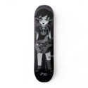 LoungeKat Skateboard: Bass Girl by LoungeKat LoungeKat Skateboard: Bass Girl