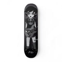 LoungeKat Skateboard: Bass Girl by LoungeKat LoungeKat Skateboard: Bass Girl