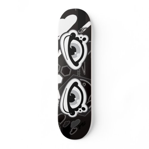 LoungeKat Skateboard: Big Sister (Black) skateboard
