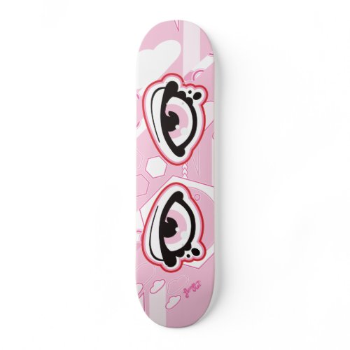 LoungeKat Skateboard: Big Sister (Pink) skateboard