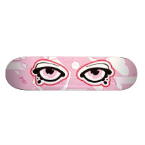 LoungeKat Skateboard: Big Sister (Pink) skateboards