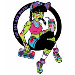LoungeKat T-shirt - The 80's are Dead! (women's)