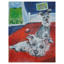 lounging schnauzers letterhead