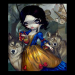 Loup-Garou Blanche Neige ART PRINT Snow White Wolf