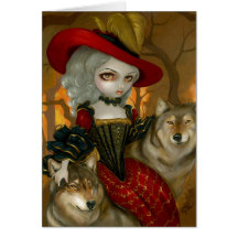 "Loup-Garou:  d'Automne" Greeting Card