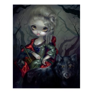 Loup-Garou: Le Petit Chaperon Rouge ART PRINT wolf print