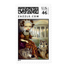 "Loup-Garou:  Le Temple" Stamp
