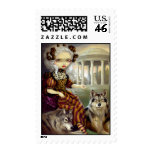 "Loup-Garou:  Le Temple" Stamp