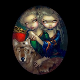 Loup-Garou: Les Jumeaux ART PRINT wolf vampire