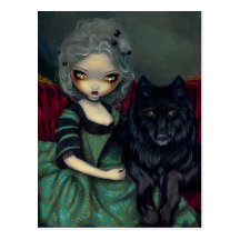 "Loup-Garou: Noir" Postcard