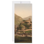 Lourdes, Pyrenees - City and Castle Rack Card