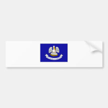 Lousiana State Flag Bumper Stickers