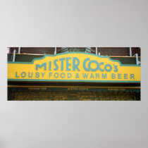 Lousy Food & Warm Beer Posters
