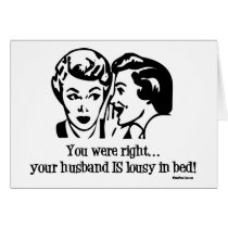 Lousy Husband Greeting Cards
