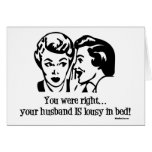 Lousy Husband Greeting Cards