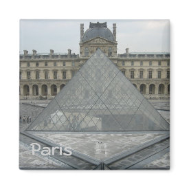 Louvre, Paris, France, fridge magnet