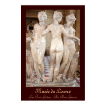 Louvre Museum: The Three Graces posters by moonrisings Louvre Museum: The Three Graces posters