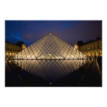 Louvre Pyramid by the architect I.M. Pei at Art Photo