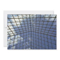 Louvre pyramid lines invites
