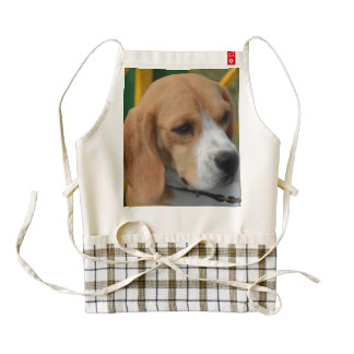 Lovable Beagle Zazzle HEART Apron