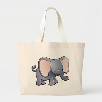 Kids Character Bags on Lovable Elephant Children   S Cartoon Character Bag From Zazzle Com