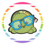 Lovable Smarty Turtle stickers