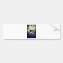 Love2Snap Peacock Feather Bumper Sticker