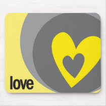 love3 mousepads by MichelineKanzy love3 mousepads
