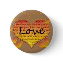 Love 1 Corinthians 13 Hearts buttons
