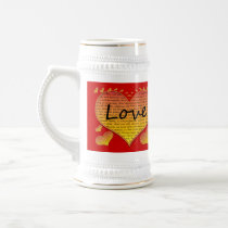 Love 1 Corinthians 13 Hearts mugs