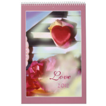 Love 2012 wall calendar