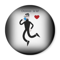 Love 2 fridge magnet