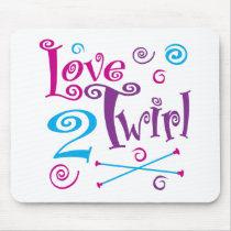 Love 2 Twirl Mouse Mat