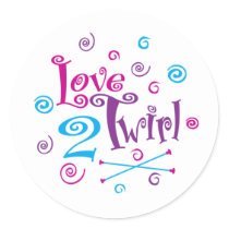 Love 2 Twirl stickers by DanceTwirlObsessions Love 2 Twirl stickers