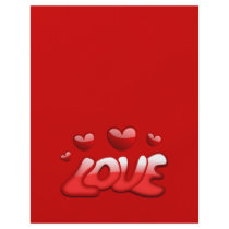 Love_2_Vector_Clipart bubbly hearts red shiny text Custom Flyer