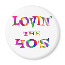 Love 40s fridge magnet