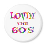Love 60s fridge magnet