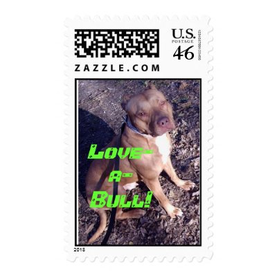 Love-a-Bull Postage Stamp by punishthedeed