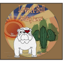 Love A Bull Rescue Shirt Pin photo sculptures